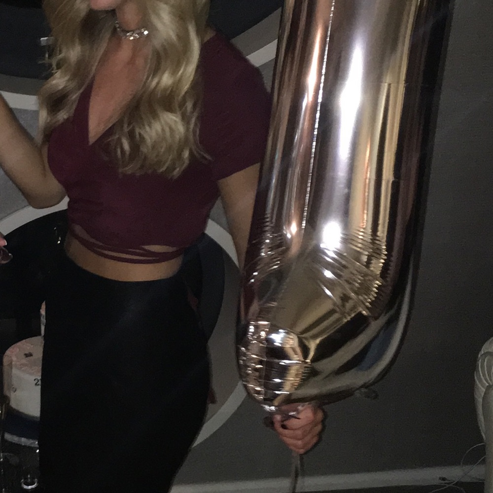 Front rap crop top